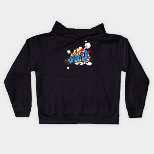 Wham! - Comic Book Funny Sound Effects Kids Hoodie